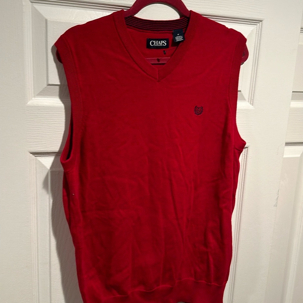 Chaps Medium Red Vest